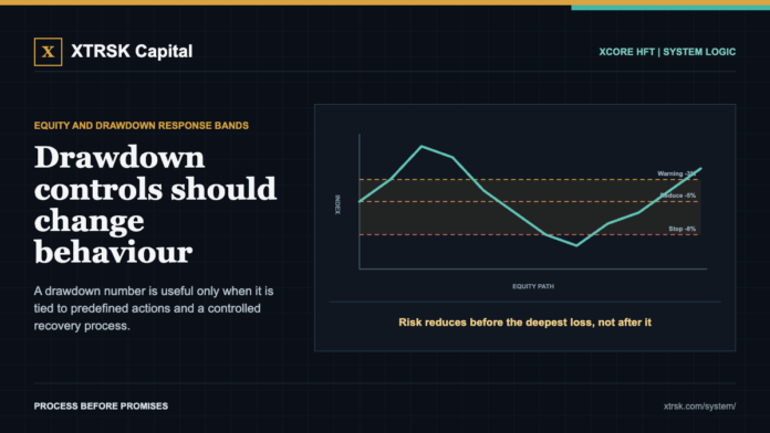 Drawdown controls should change behaviour